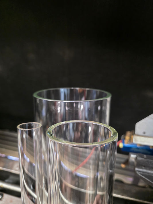 12mm x 1.2mm Clear Pyrex Tubing