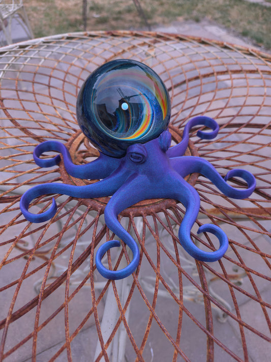 4" Marble with Octopus Base